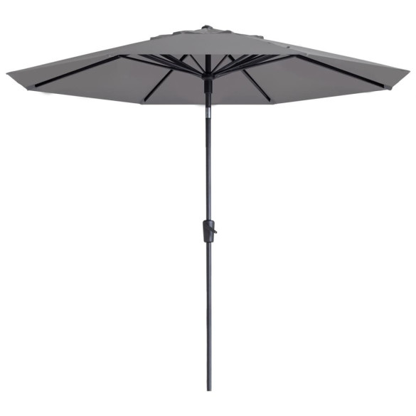 Umbrelă de soare Paros II Luxe - gri deschis - 300 cm