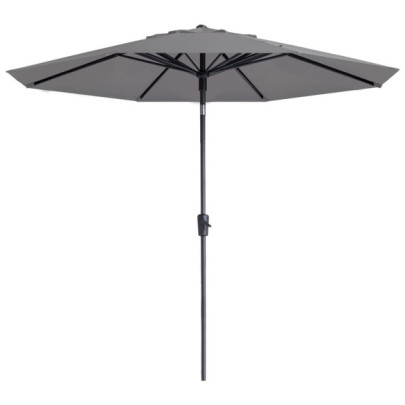 Umbrelă de soare Paros II Luxe - gri deschis - 300 cm