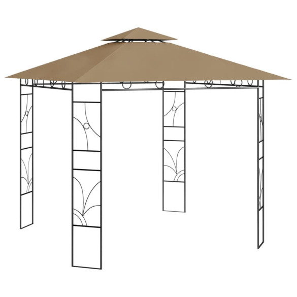 Pavilion - gri taupe - 3x3x2,7 m - 160 g/m²