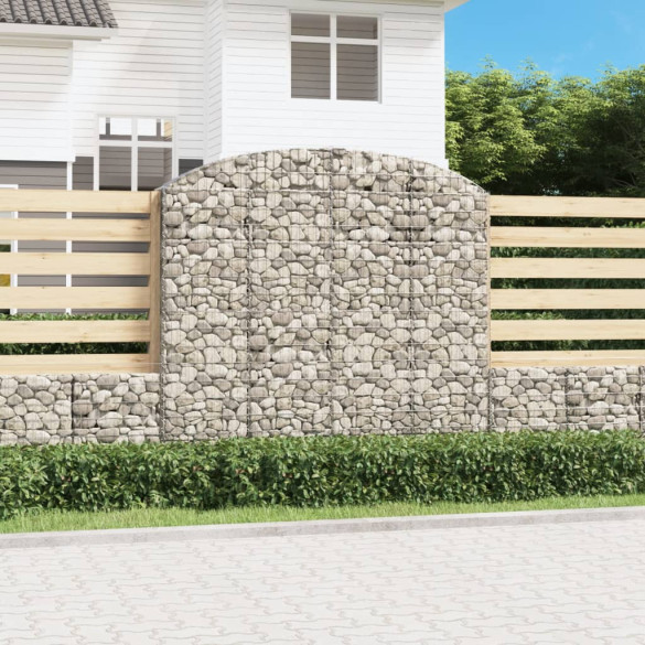 Coș gabion arcuit - 200x30x180/200cm - fier galvanizat