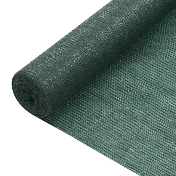 Plasă protecție intimitate - verde - 1x10 m - HDPE - 75 g/m²