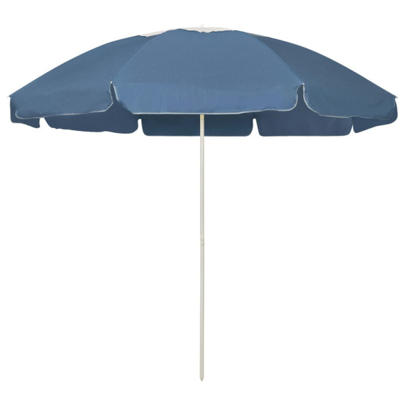 Umbrelă de plajă - albastru - 240 cm