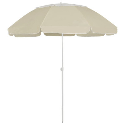 Umbrelă de plajă - galben nisip - 300 cm