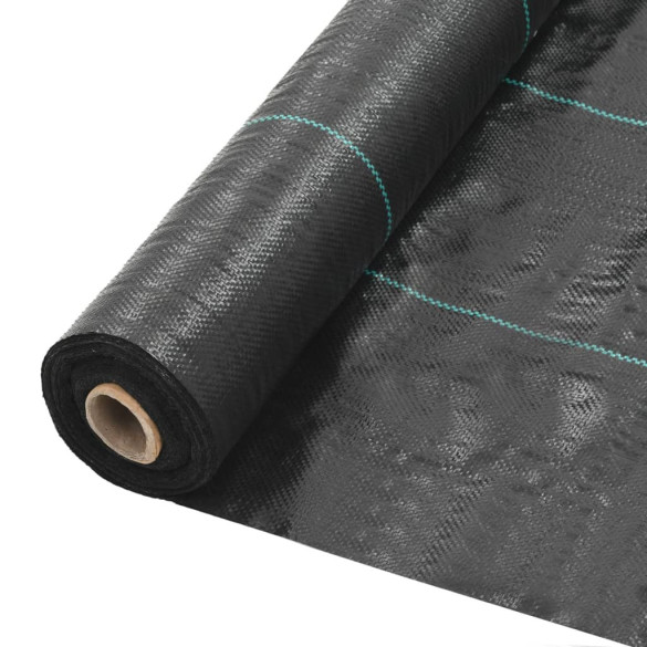 Membrană antiburuieni & antirădăcini - negru - 1x25 m - PP