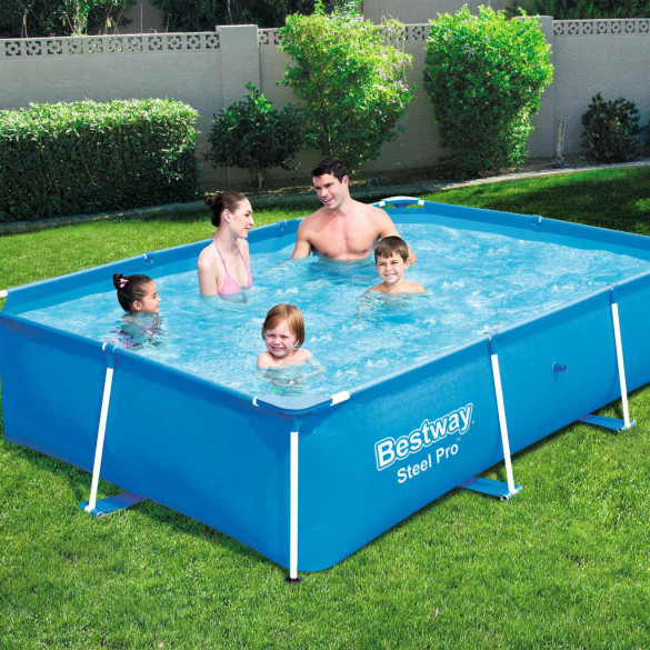 Piscină Steel Pro - 259 x 170 x 61 cm - cadru din oțel - 56403