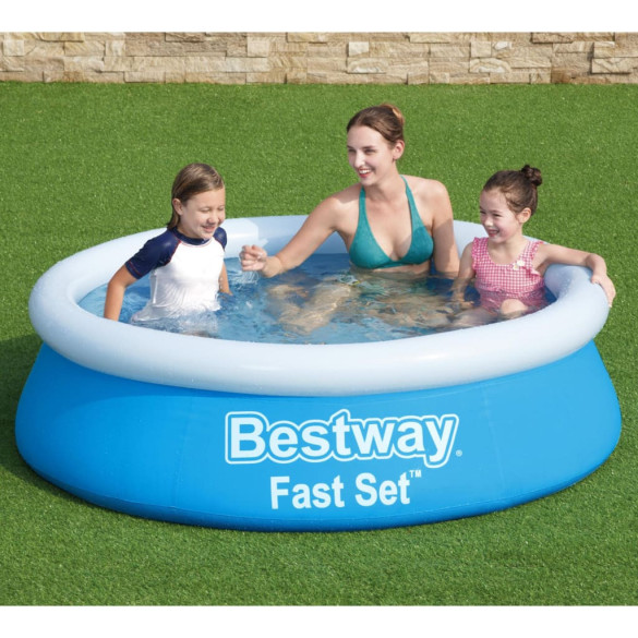 Piscina gonflabilă Fast Set - albastru - 183x51 cm - rotundă