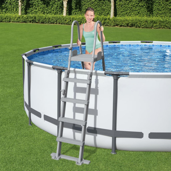 Scară de siguranță piscină cu 4 trepte Flowclear - 132 cm