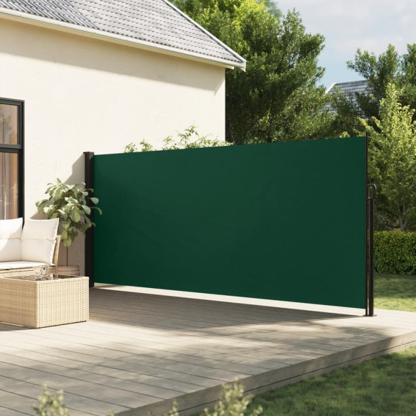 Copertină laterală retractabilă - verde închis - 170x300 cm