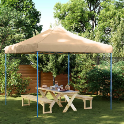 Cort de petrecere pliabil Pop-Up - 292x292x315 cm - bej