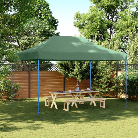 Cort de petrecere pliabil Pop-Up - verde - 440x292x315 cm