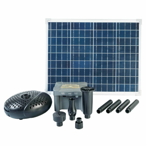 Set SolarMax 2500 cu panou solar - pompă și baterie