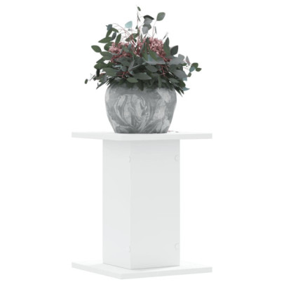 Suporturi de plante - 2 buc. - alb - 30x30x40 cm - lemn prelucrat