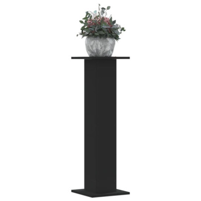 Suporturi de plante - 2 buc. - negru - 30x30x95 cm - lemn prelucrat