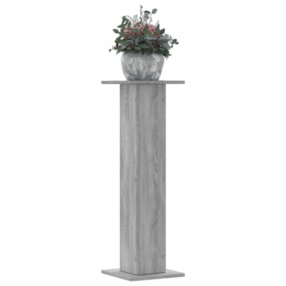 Suporturi de plante 2 buc. gri sonoma 30x30x95cm lemn prelucrat