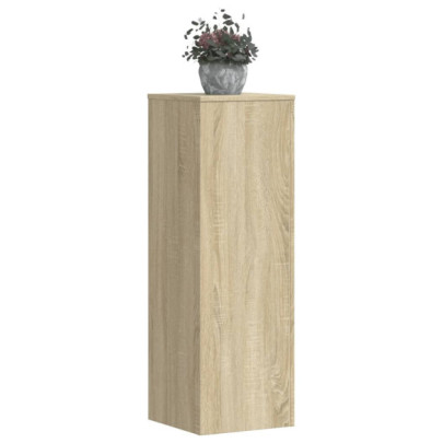 Suporturi plante 2 buc stejar sonoma 33x33x100cm lemn prelucrat