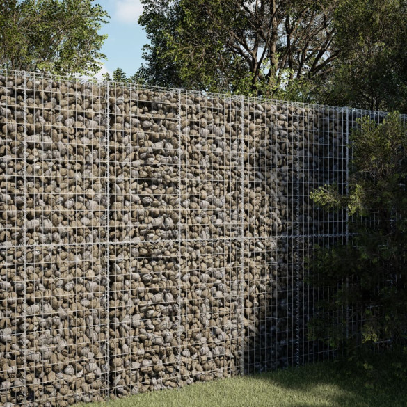 Coș gabion cu capac - 150x100x200 cm - fier galvanizat