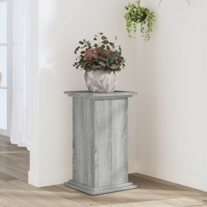 Suport de plante - sonoma gri - 33x33x60 cm - lemn prelucrat