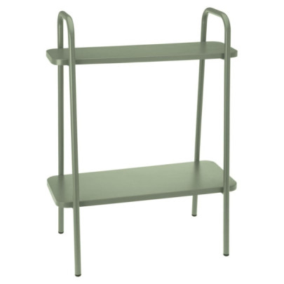 Raft pentru flori - verde deschis mat - 50x26x66 cm