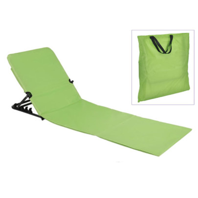 Scaun pliabil saltea de plajă - verde - PVC