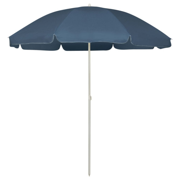 Umbrelă de soare de plajă - albastru - 240 cm