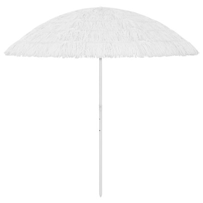 Umbrelă de soare de plajă Hawaii - alb - 300 cm