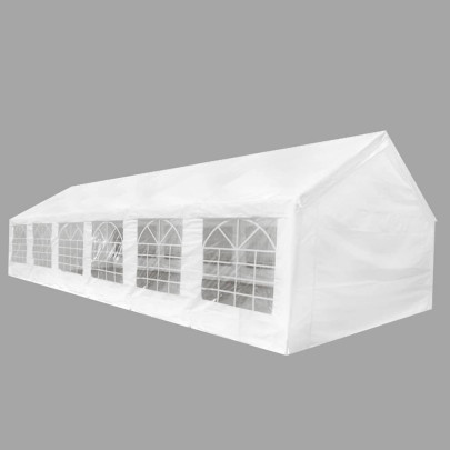 Cort de petrecere - alb - 12 x 6 m