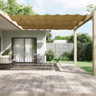 Copertină verticală - bej - 140x360 cm - țesătură Oxford