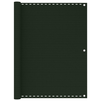 Paravan pentru balcon - verde închis - 120x300 cm - HDPE