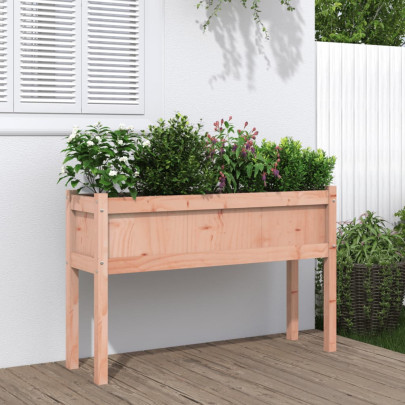 Jardinieră de grădină cu picioare110x31x70cm lemn masiv Douglas