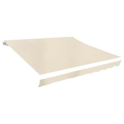 Pânză de copertină - crem - 6 x 3 m - (cadrul nu este inclus)