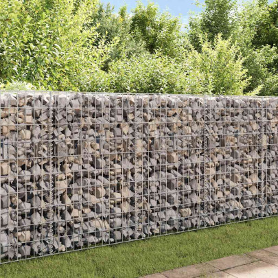 Coș gabion - 120 x 30 x 100 cm - oțel galvanizat