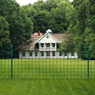 Gard Euro - verde - 20 x 1 m - oțel
