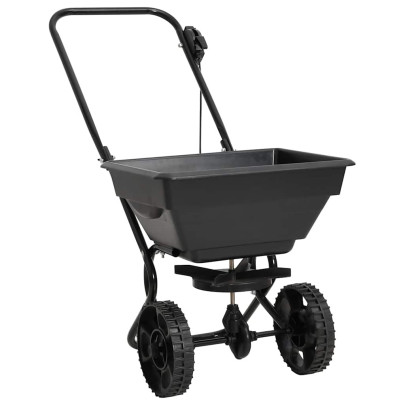 Utilaj de împrăștiat sare - 92x46x70 cm - PVC și oțel - 15 L