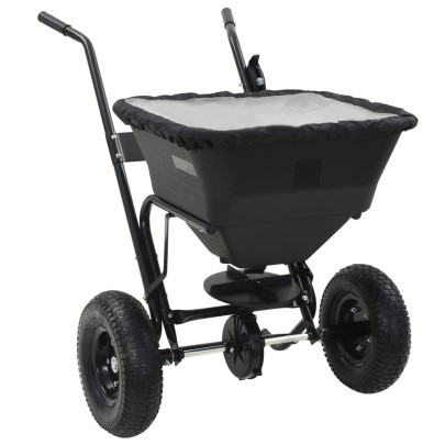 Utilaj de împrăștiat sare - 106x73x76 cm - PVC și oțel - 45 L