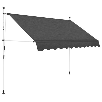 Copertină retractabilă manual - antracit - 250 cm
