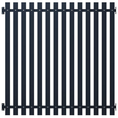 Panou de gard - antracit - 170,5x170cm - oțel vopsit electrostatic