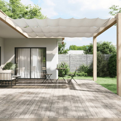 Copertină verticală - alb - 180x1200 cm - țesătură Oxford
