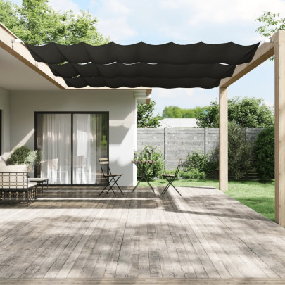 Copertină verticală - antracit - 180x1200 cm - țesătură Oxford