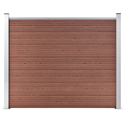 Panou de gard - maro - 180 x 146 cm - WPC