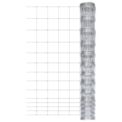 Gard de grădină - 50 m - oțel galvanizat - 150 cm
