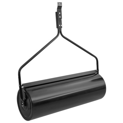 Tăvălug pentru gazon de grădină - negru - 63 L - fier