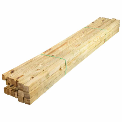 Cușcă pentru pui - 3x1,5x1,5 m - lemn de pin tratat