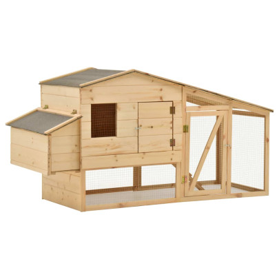 Coteț pentru păsări - 178 x 67 x 92 cm - lemn masiv de pin