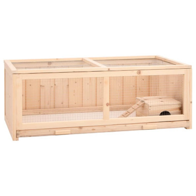 Cușcă pentru hamsteri - 104x52x54 cm - lemn masiv de brad