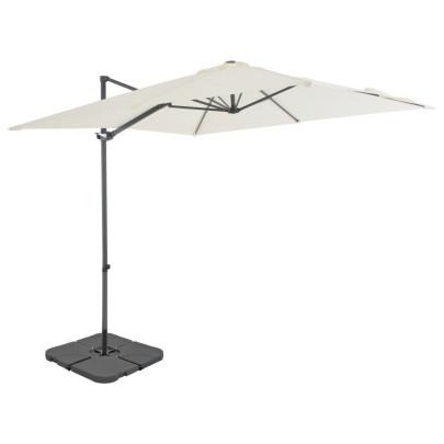 Umbrelă de soare de grădină - bază portabilă - nisipiu