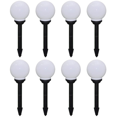 Lămpi de exterior pentru alee LED 8 buc. 15 cm - cu țăruș de sol