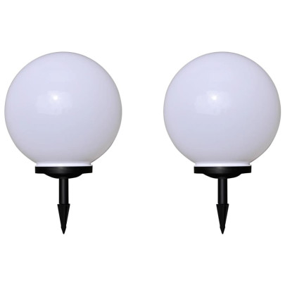 Lămpi de exterior pentru alee LED 2 buc. 40 cm - cu țăruș de sol