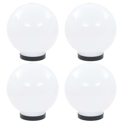 Lămpi glob cu LED - 4 buc. - 20 cm - PMMA - sferic