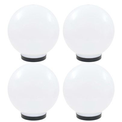 Lămpi glob cu LED - 4 buc. - 25 cm - PMMA - sferic
