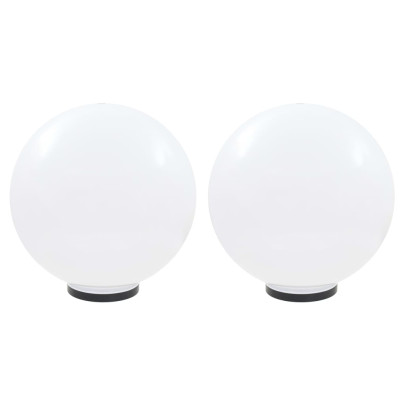 Lămpi glob cu LED - 2 buc. - 50 cm - PMMA - sferic